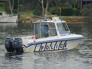 240547-water-police-at-paynesville-in-gippsland-region